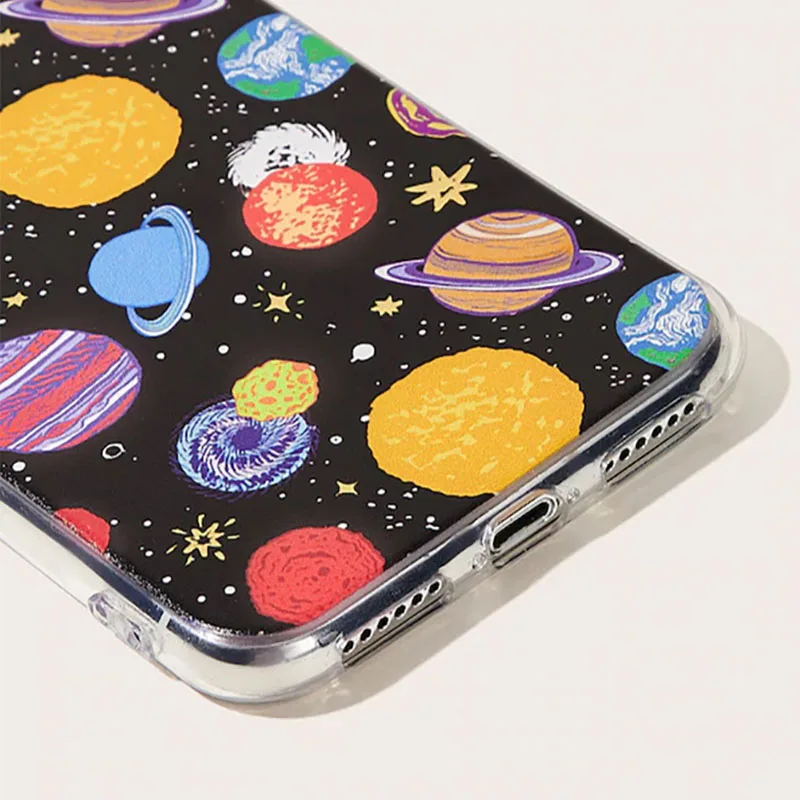 Чехол для мобильного телефона Universe Planet подходит Apple 6/7/8/X/Xs Мягкий защитный чехол