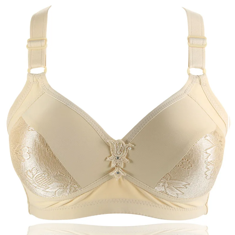 

Bras Women Seamless Padded Push Up Gather Adjustable Bras Summer fashion Bra BACK Closure Brassiere Sexy Bra Underwear