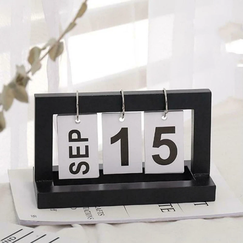 Простой настольный календарь винтажное офисное украшение для кабинета