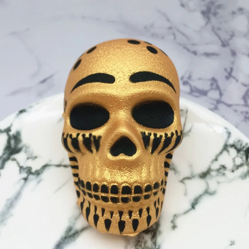 Мини меняющий цвет мягкий мультфильм Хэллоуин Антистресс мяч сжать Моти рост