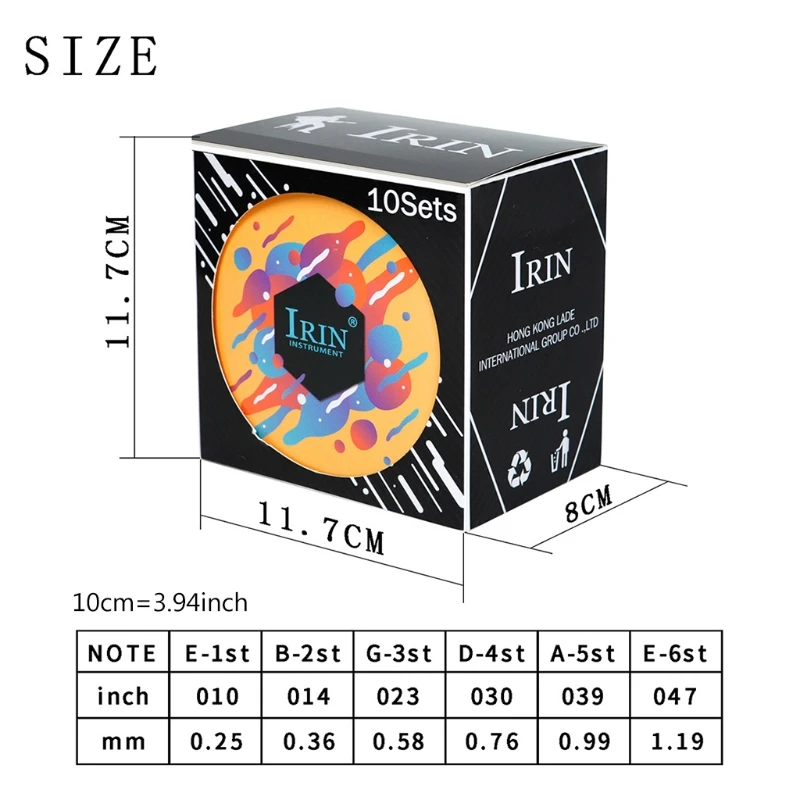 

Высококачественные 6 шт./компл. A650 Струны для акустической гитары, металлические Струны для гитары, Аксессуары для инструментов