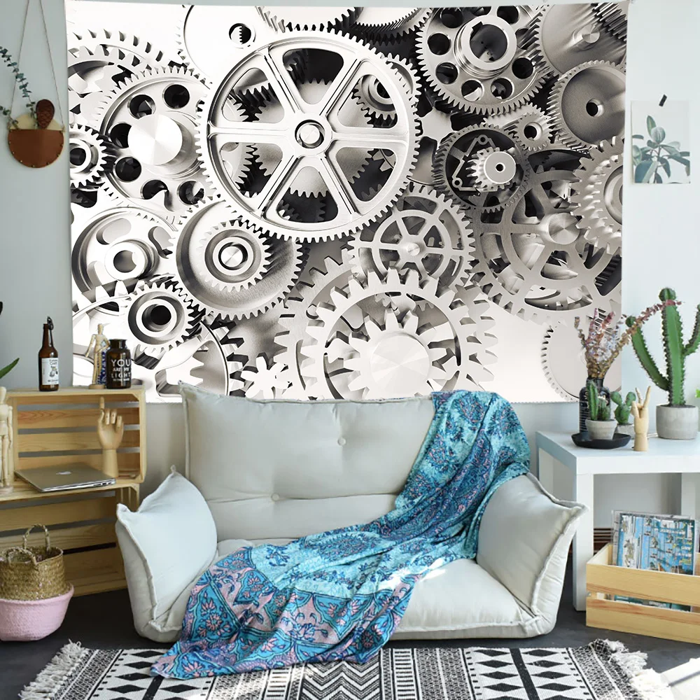 Simsant Map World винтажная Гобеленовая Экипировка настенные украшения художественные