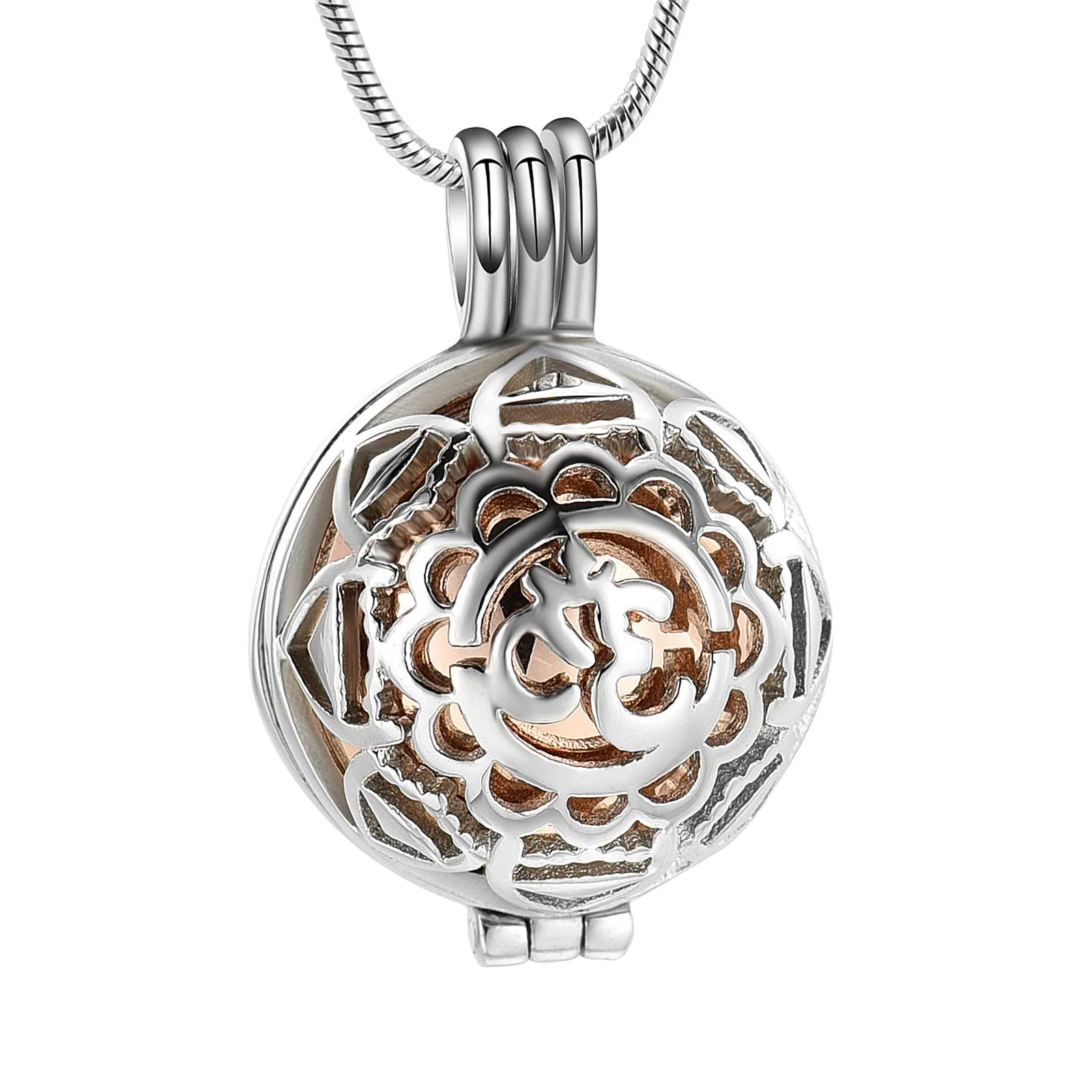 

Полая памятная урна, ожерелье, кулон-медальон из нержавеющей стали, мини-кулон для сувенира, кремация, ювелирные изделия для золы