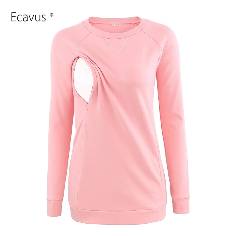 Женские блузы на молнии для беременных одежда кормящих матерей свитер пуловер