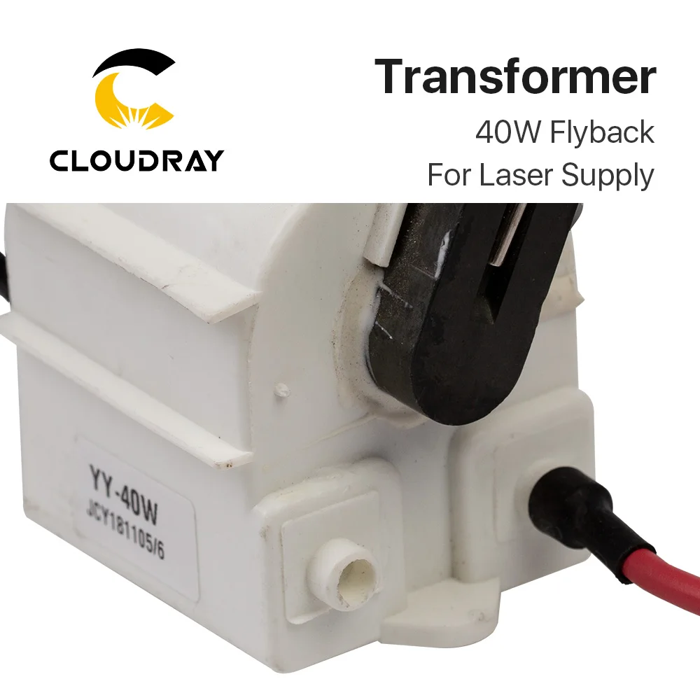 Cloudray 40 Вт Высокое напряжение Flyback трансформатор, Модель B для CO2 40 Вт лазерный источник питания
