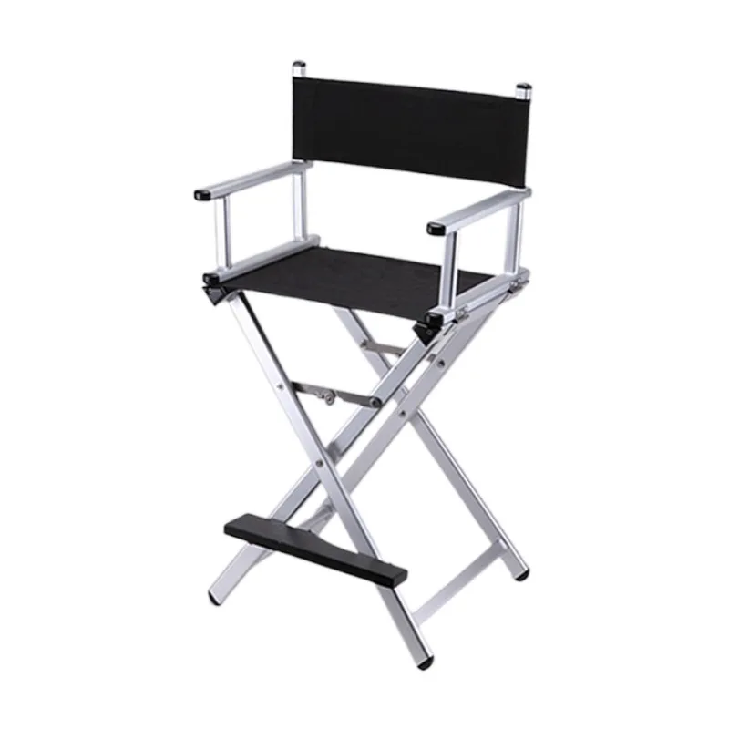 

High Aluminum Frame Makeup Artist Director Chair Foldable Outdoor Furniture Lightweight Portable Folding Director Makeup Chair