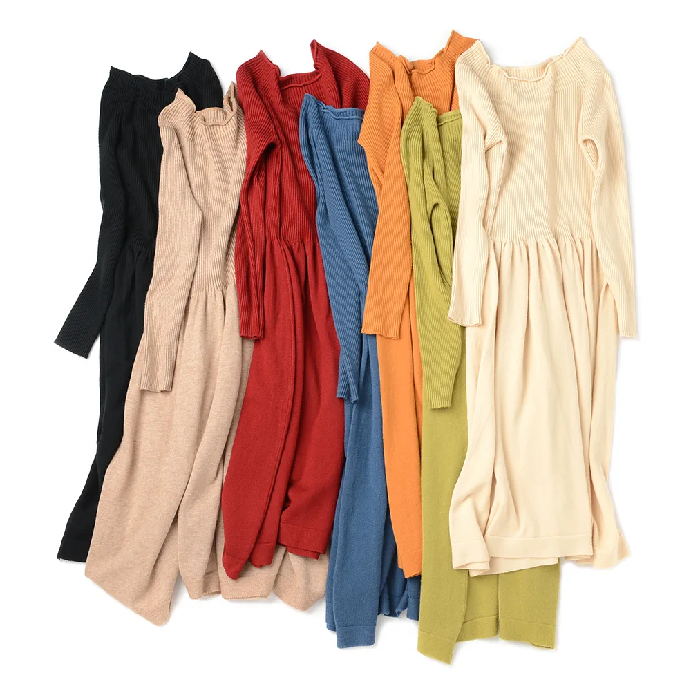 BornToGirl женское платье-свитер с длинным рукавом платье неровным подолом