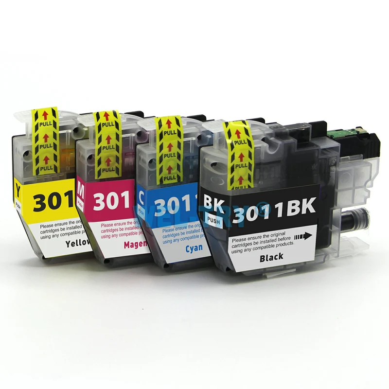 Картридж с чернилами LC3011 для brother MFC J491DW J497DW J690DW полные чернила чипами|Чернильные