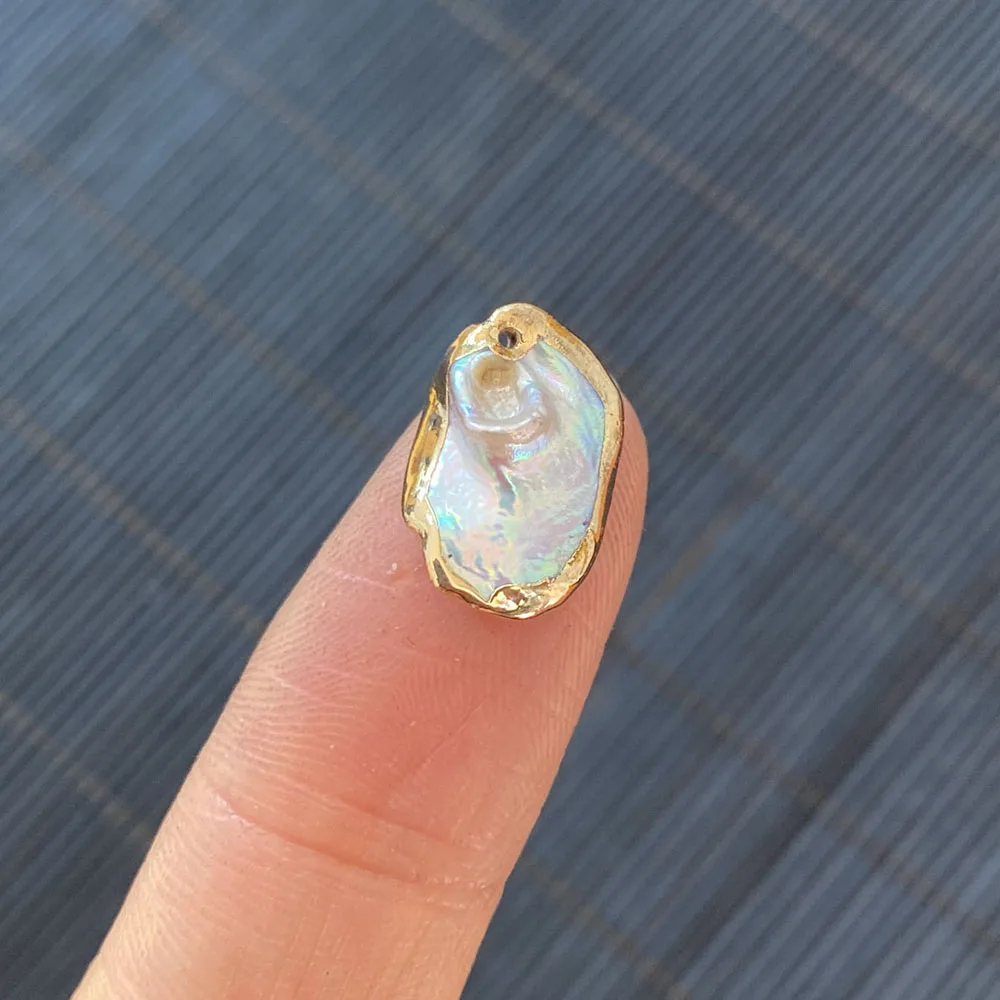 

Natural Freshwater Pearl Pendant Irregular Shape DIY Handmade Necklace Earrings Accessories Wholesale Jewelry