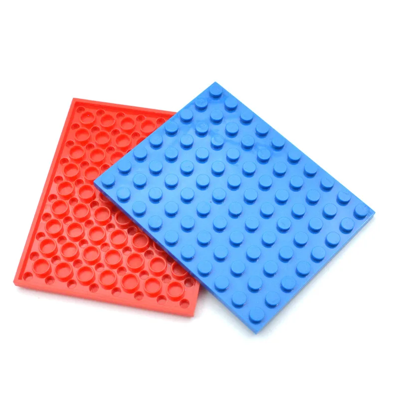 

100g Bulk Parts 8x10 Thin Bricks Building Blocks Plastic Base Plate MOC Figure Model Assemble Educational Toys for Children Gift