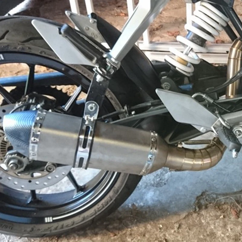 Средняя выхлопная труба мотоцикла круглый глушитель для DUKE125 DUKE 200 250 390 2012 2016