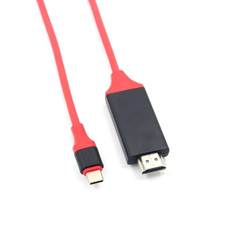 2 м USB 3,1 к HDMI 4K Кабель-адаптер type C к HDMI кабель для MacBook samsung Galaxy S9/S8/Note 9 huawei USB C к HDMI d20
