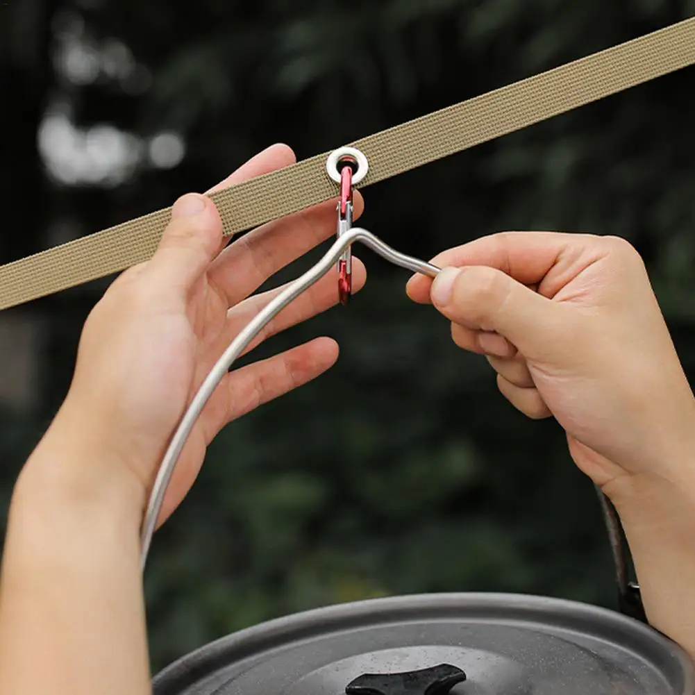 

Outdoor Tent Canopy Extension Belt Multifunctional Clothesline Camping Belt Windproof Rope Camping Rope Accessories Hook