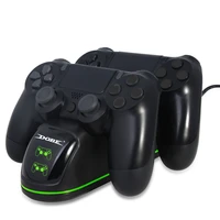 for ps4 controller charger dual charging dock station with led indicator for playstation 4ps4 slimps4 pro wireless gamepads