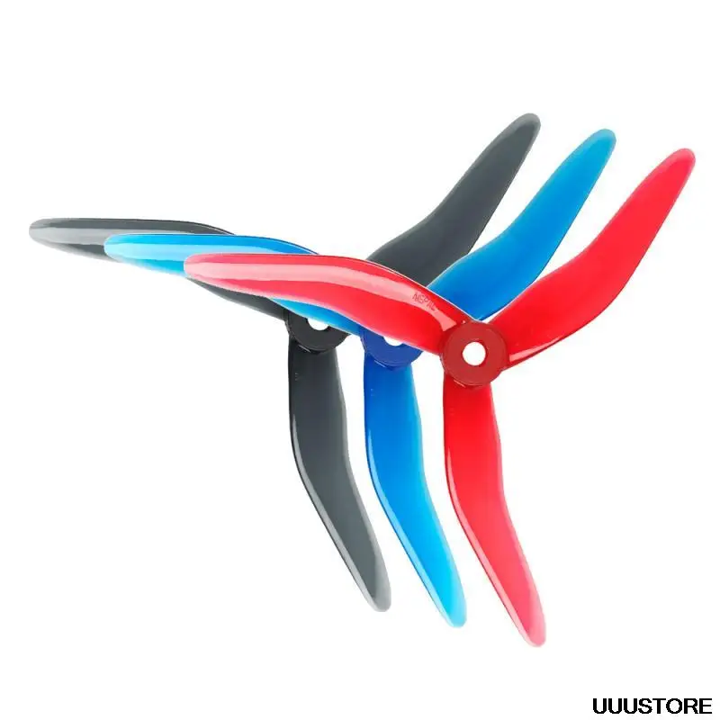 DALPROP Nepal N1 5143 5.1X4.3X3 3-Blade Pure PC Freestyle Sweepback Propeller for RC FPV Freestyle 5inch Drone Replacement Parts
