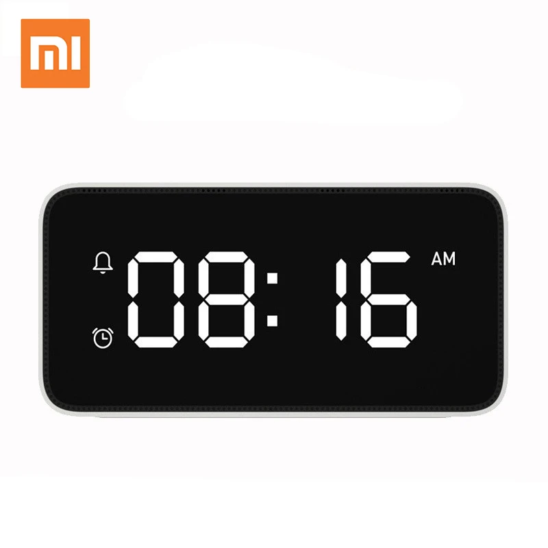 Умный будильник Xiaomi mijia Xiao Love голосовое вещание часы ABS настольные Dersktop