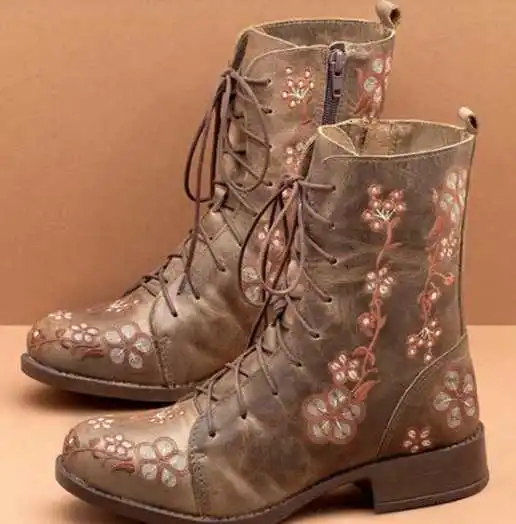 Boots Female women shoes Ankle 2020 Autumn British Wind Genuine Leather Thick With Short Boots Motorcycle 0 shoespo