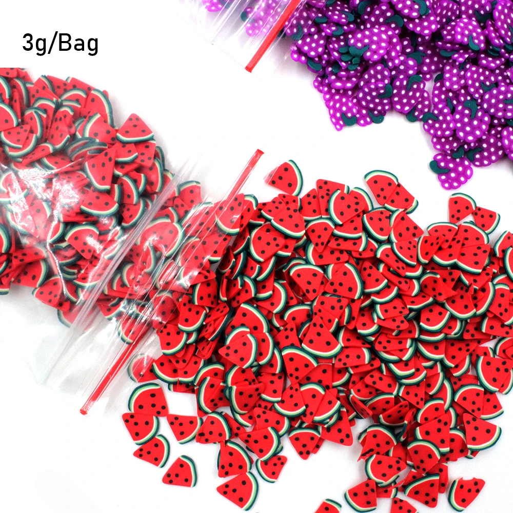 Новинка 3g/пакет бусины в виде фруктов искусственное украшение для творчества