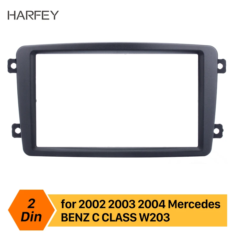 Автомобильная стерео панель Harfey 2din рамка для Mercedes BENZ C CLASS W203 2002 2003 2004 наборы DVD