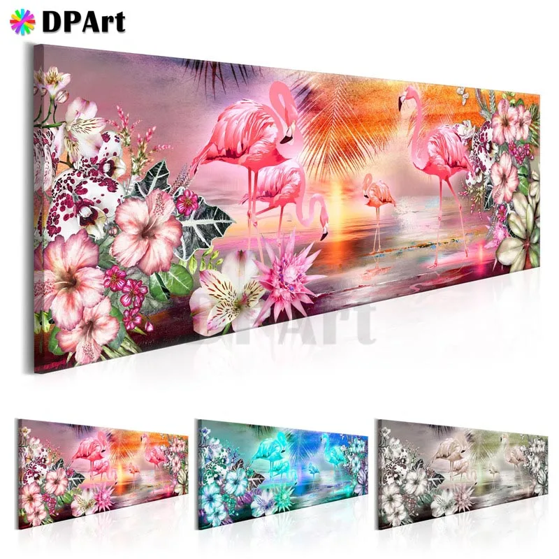 

Diamond Painting 5D Full Square/Round Drill Flamingo Scenery Daimond Embroidery Painting Cross Stitch Kit Mosaic Picture M808