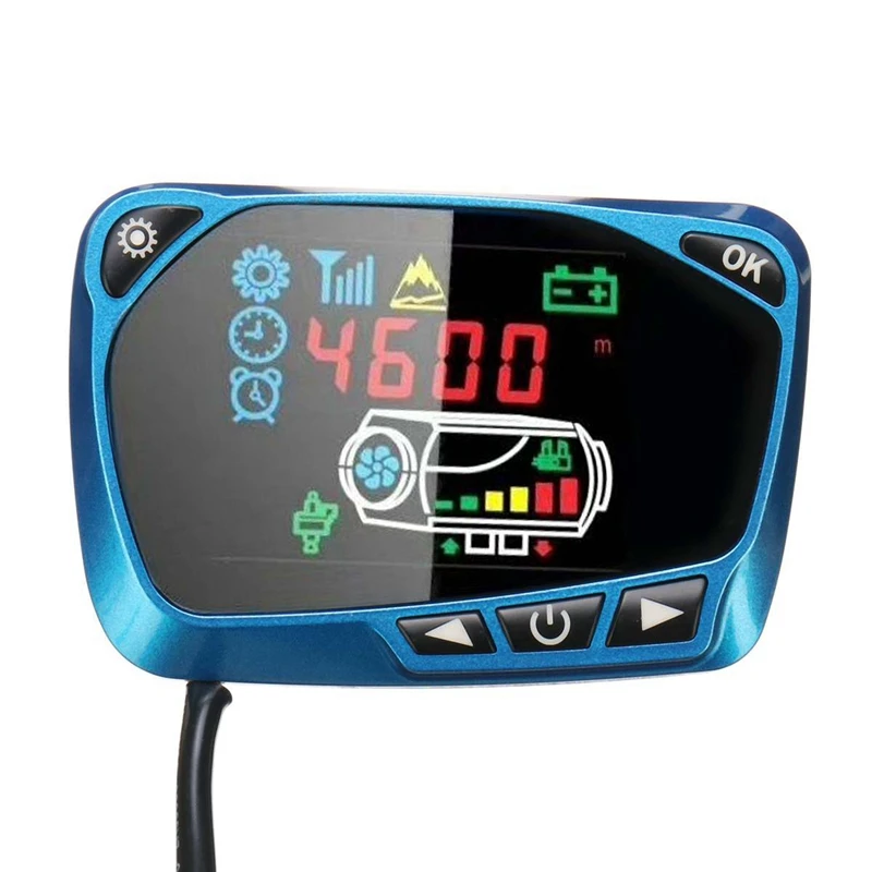12V / 24V Blue LCD Monitor Parking Heater Switch Universal Heating Device Controller Remote Control Replacement Parts Re | Автомобили и