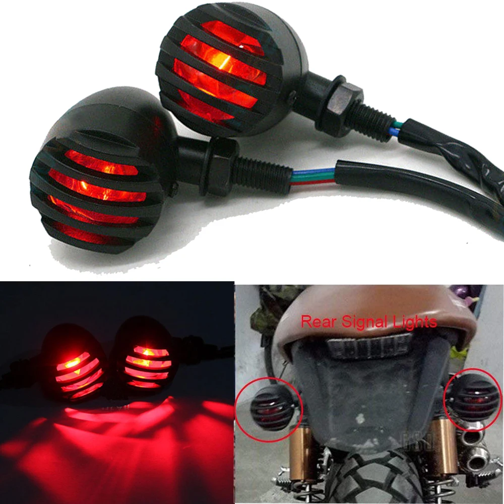 Универсальный указатель поворота для мотоцикла 2 шт. Road King Sportster 883 1200 XL Honda Yamaha| |