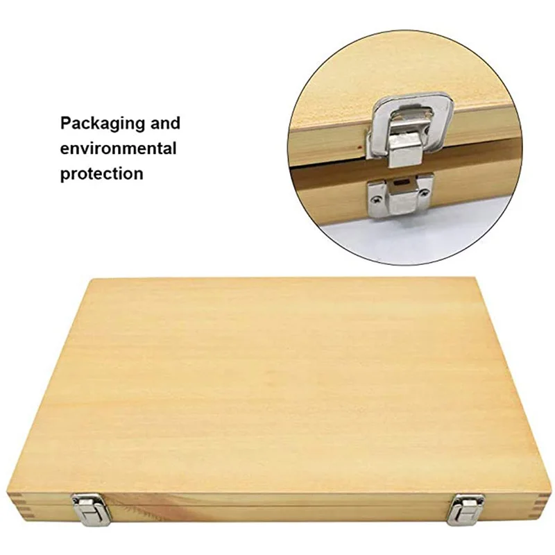 

Wood Turning Tool HSS Lathe Chisel Set for Hardwood Handles High-Speed Steel Brass Ferrules and Wooden Case(8 Pcs)