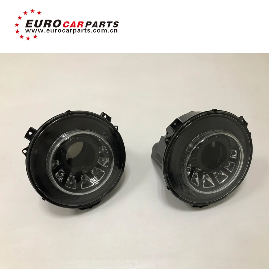 Светодиодный налобный фонарь G63 серебристый и черный для класса G w463 G65 G500 G400