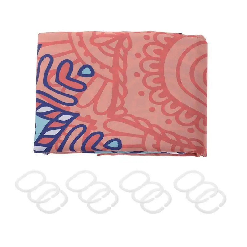 

1 шт., занавески для душа, домашняя драпировка для ванной комнаты, товары для дома (Небесно-голубой)