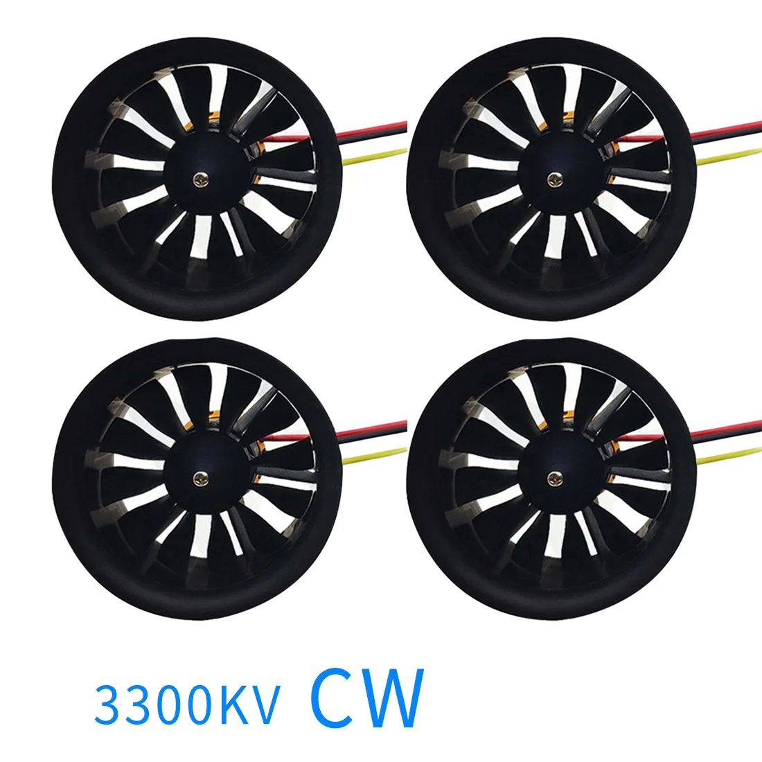 Бесщеточный двигатель CW CCW 3 4S 3300 4000KV 4600KV 5000KV 50mm 12 Paddle EDF воздуховод для FMS