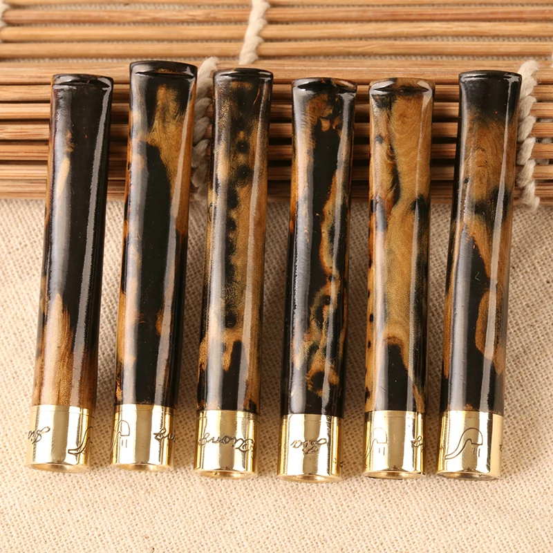 Держатель для сигарет из твердой древесины 1 шт. трубка курения портативная