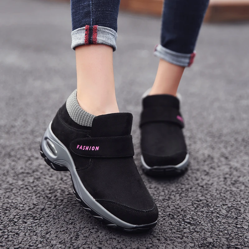 Height Increasing Sneakers Women Air Cushion Sport Shoes Women Running Shoes Anti-slip Platform Shoes Gym Shoes Jogging