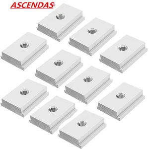 10 шт M6M8 т-трек ползунок гайки Алюминий сплав T слот гайка для деревообрабатывающий инструмент джиги винт слот крепежа TP-0150