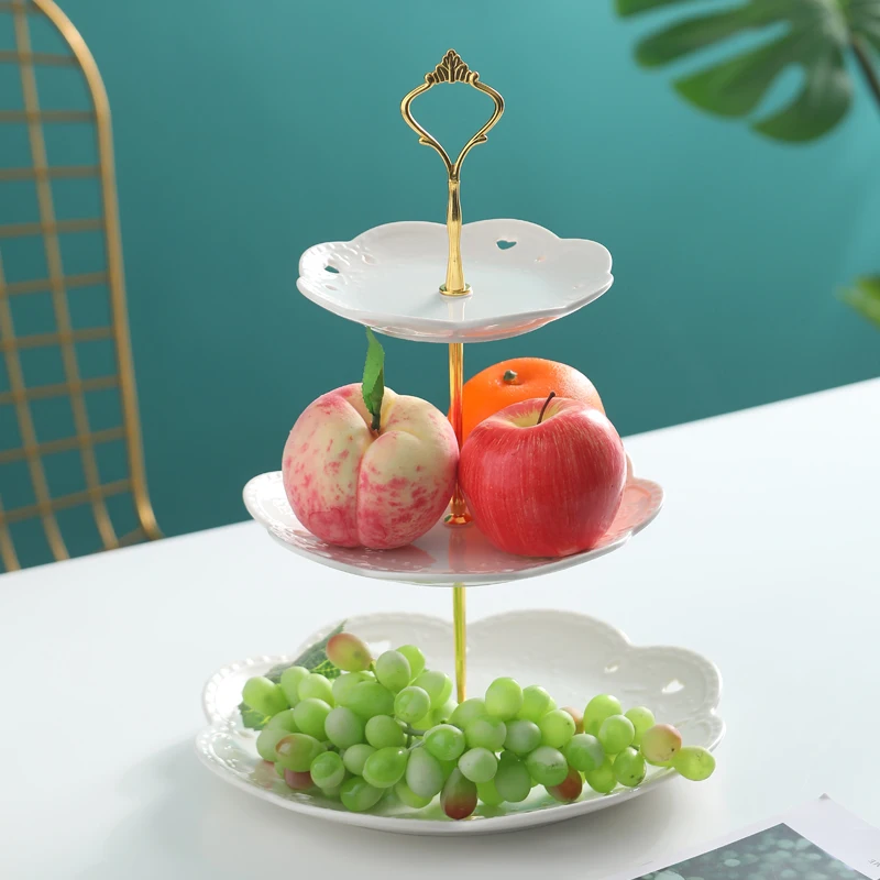 Металлическая подставка для торта 2 уровня 3 вечерние еды десерта кухни дома без