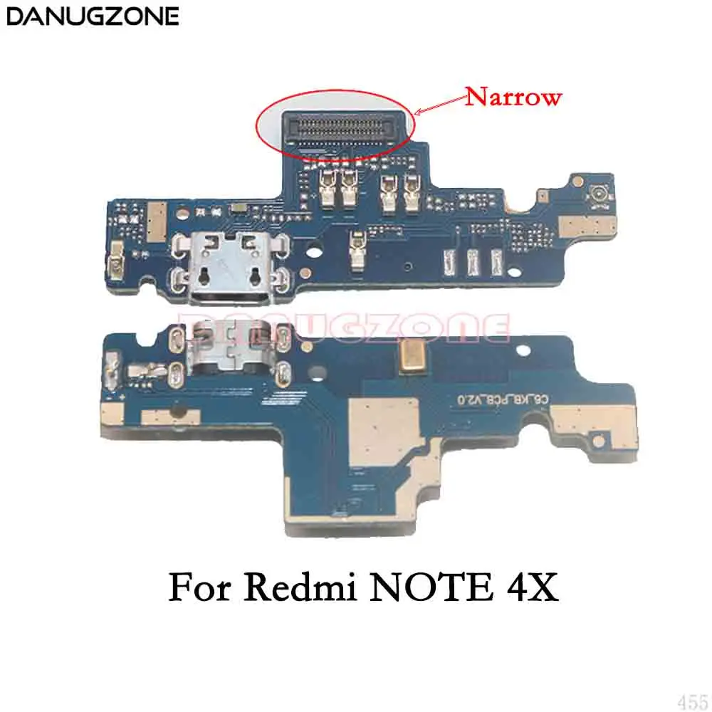 30 шт./лот для Xiaomi Redmi NOTE 4X USB Зарядка Док станция Разъем Порт плата зарядки гибкий