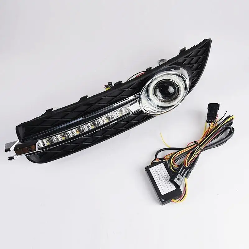 Наружные Drl дневные Neblineros Luces Para Авто Стайлинг светодиодные ходовые Автомобильные фары передние противотуманные фары 13 для Buick Regal