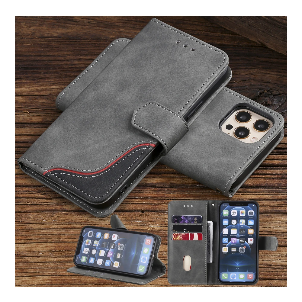 

Leather Case For OPPO A94 A93 A74 A73 A72 A72N A54 A53 A15 A15S Find X2 Pro X3 Neo Lite Flip Wallet Card Slots Book Phone Cover