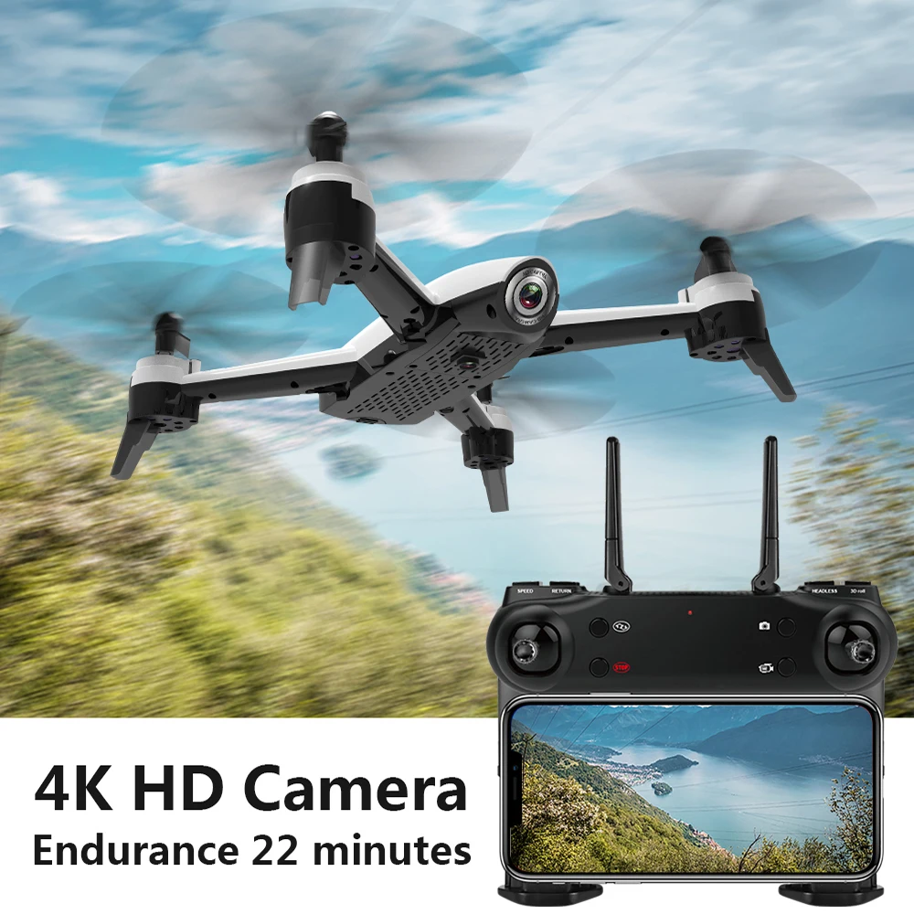 Квадрокоптер Halolo SG106 HD с двойной камерой 4K Wi-Fi FPV | Игрушки и хобби