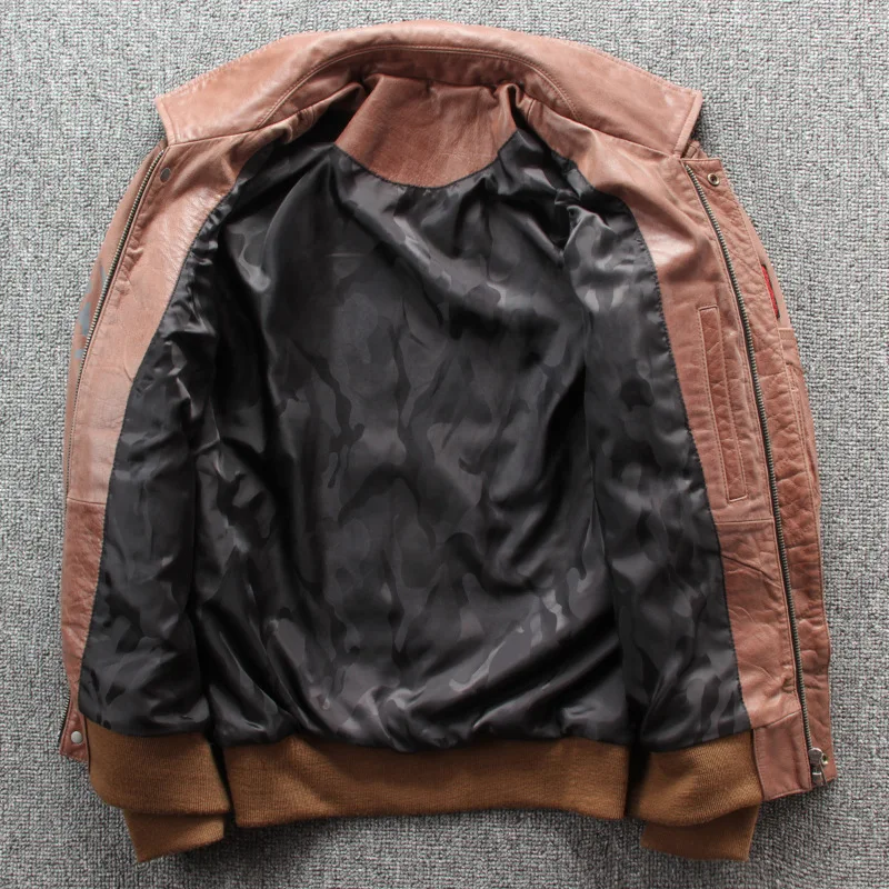 Фабрика 2020 Новинка для мужчин коричневый ВВС A1 пилот куртки индийская мода