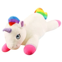 40 100cm soft rainbow angel unicorn doll candy net red girl heart plush doll pillow