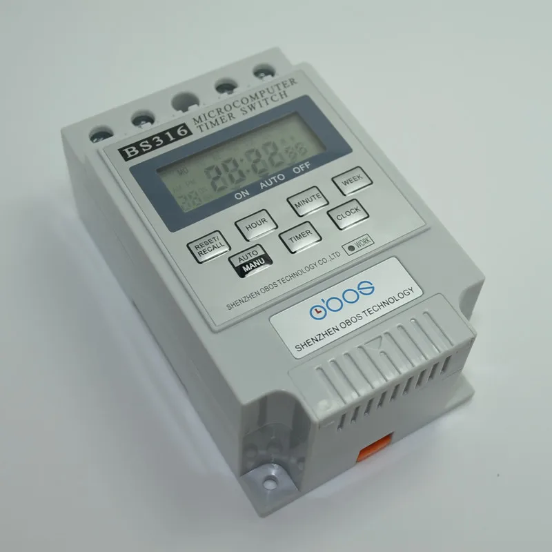 Новый цифровой таймер KG316T AC 220 В 12 24 в 110 25А на din рейке|220v rail|switch timerswitch timer 220v |
