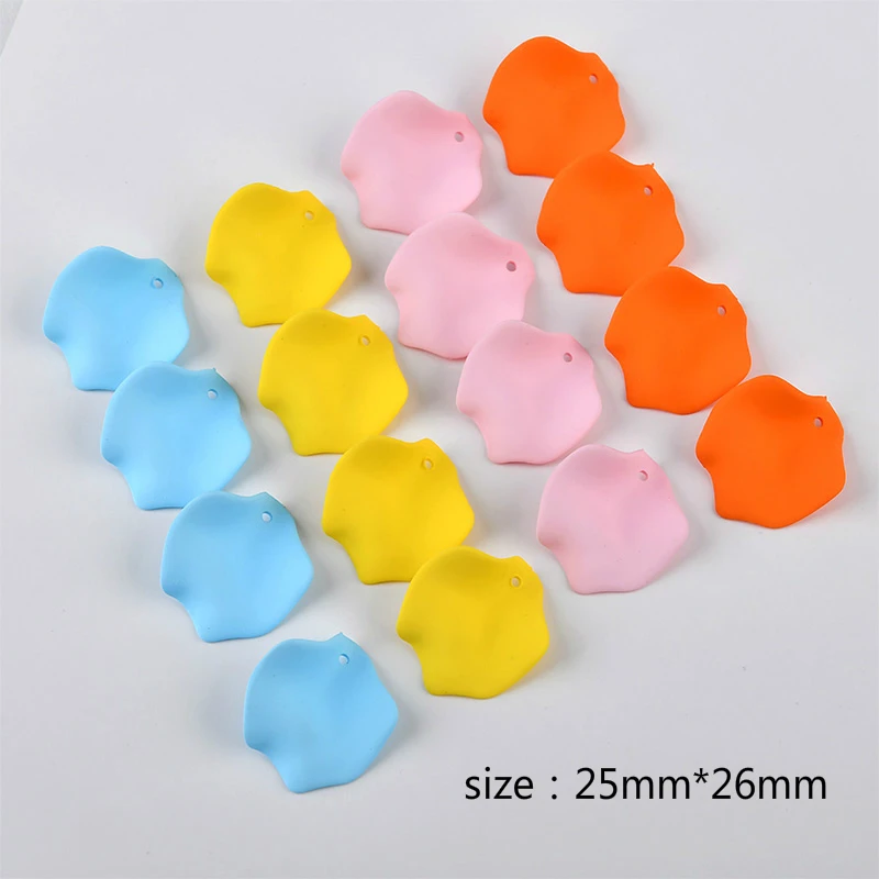 Серьги-Подвески ручной работы сделай сам в виде весенних цветов модный материал