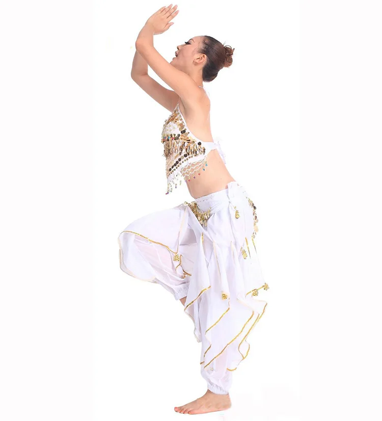 Женский костюм для танца живота из 3 предметов восточных и индийских танцев