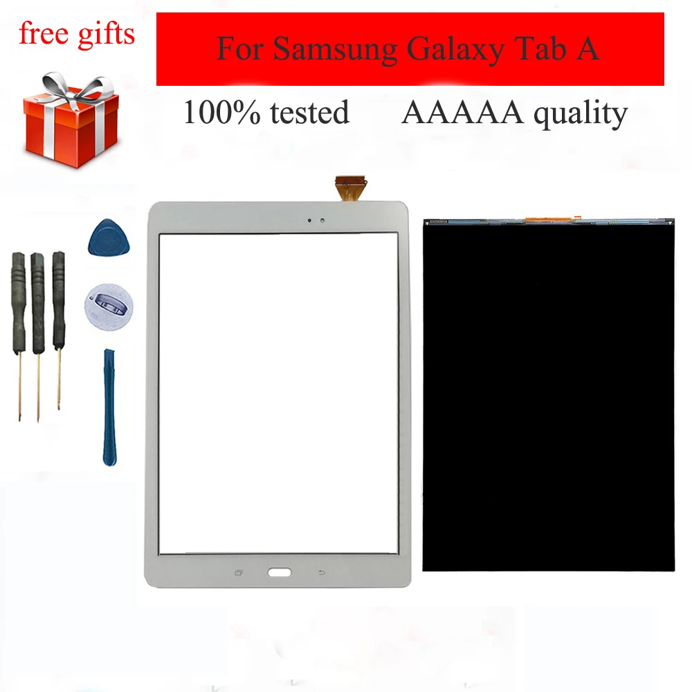 Для Samsung Galaxy Tab A 9 7 SM-T550 T550 T551 T555 ЖК-дисплей + сенсорный экран | Мобильные телефоны и