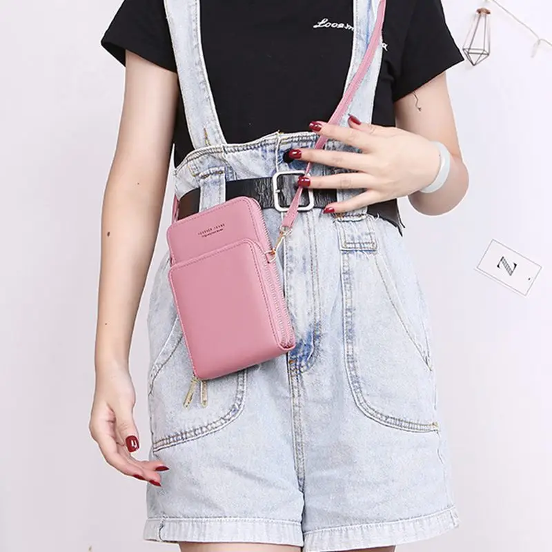 

Crossbody Cell Phone Shoulder Bag Cellphone Bag Fashion Daily Use Card Holder Mini Summer Shoulder Bag for Women Wallet S2342
