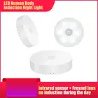 Светодиодный ночник с датчиком движения, энергосберегающий умный индукционный светильник с USB-зарядкой для спальни, ванной, лестницы