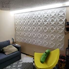 4812 шт. 50x50 см 3D Наклейка на стену ромб резка алмаз 3D настенная панель декор для гостиной обои настенная 3d Водонепроницаемая Ванная