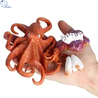 Имитация морской жизни, морские животные, осьминог, кальмар, циклическая модель, экшн-фигурка, детские подарки, развивающая детская игрушка
