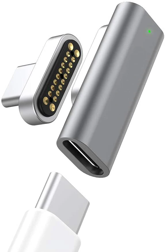 

Магнитный адаптер USB C, 20-контактный разъем типа C, с MacBook Pro/Air, 2019 iPad Pro и другие устройства типа C