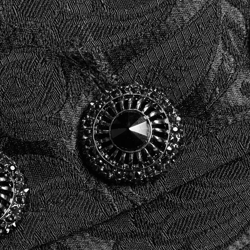 Женское длинное пальто черная куртка в стиле панк ретро | Женская одежда